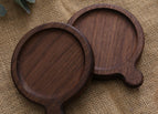 Black walnut handle coaster 9.2cm