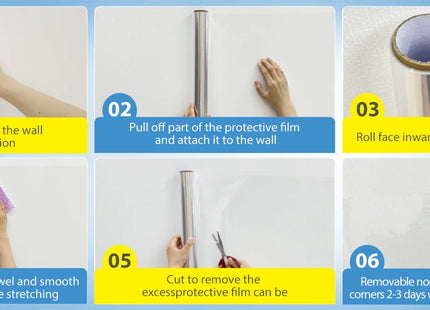 Transparent Wallpaper Kitchen Electrostatic Adsorption Protective Film Oil Proof Wall Sticker Decorative Film Wall Papers Home