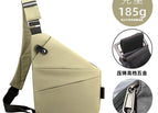 Left shoulder-khaki