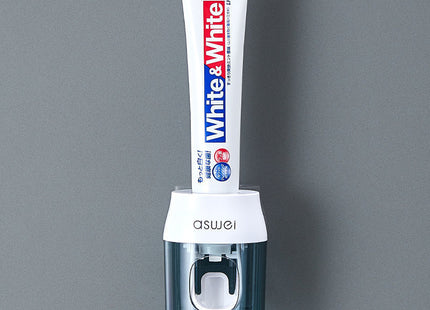 Toothpaste Squeeze Artifact Full-automatic Squeezer Storage Rack Wall-mounted Lazy Toothbrush Holder Non-perforated Children's Rack