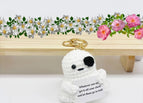 Ghost key chain [gold buckle]]