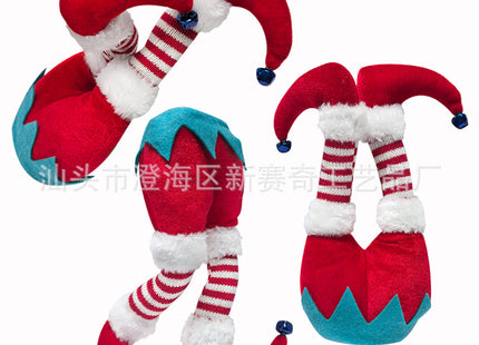 Cross-Border Christmas Tree Decorations, Plush Door Decorations, Santa Claus Elf Leg Inserts, Home Vase Inserts, Christmas Decorations