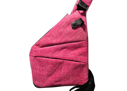 Right shoulder gun bag cross-border wholesale nylon chest bag men's lightweight simple large capacity messenger bag casual close-fitting shoulder bag