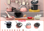 Pink kitchen 28-piece set