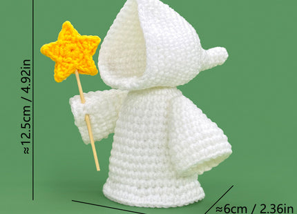 Cross-Border Amazon Handmade Knitted Doll Halloween Gift Ghost Little Devil Grim Reaper Emotional Plush Toy Wholesale