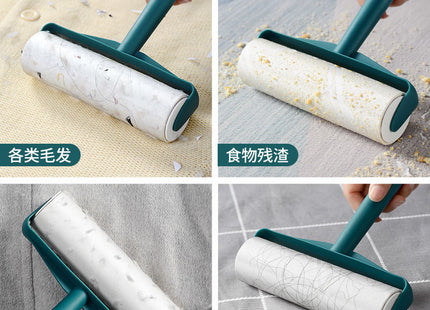 Hair Sticker Tearable Roller Clothes Hair Removal Artifact Pet Hair Removal Roller Brush Hair Sticky Roll Paper Clothes Dust Sticky Paper