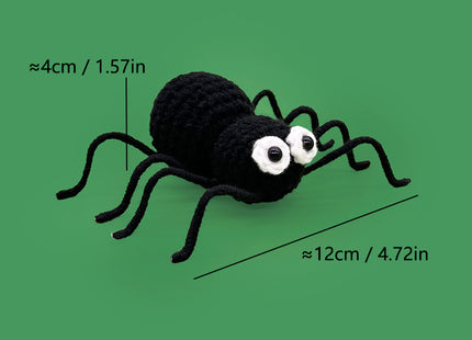 Cross-Border Amazon Handmade Knitted Doll Halloween Gift Ghost Little Devil Grim Reaper Emotional Plush Toy Wholesale