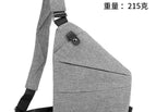 Left shoulder gray (Oxford cloth)