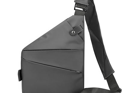 Right shoulder gun bag cross-border wholesale nylon chest bag men's lightweight simple large capacity messenger bag casual close-fitting shoulder bag