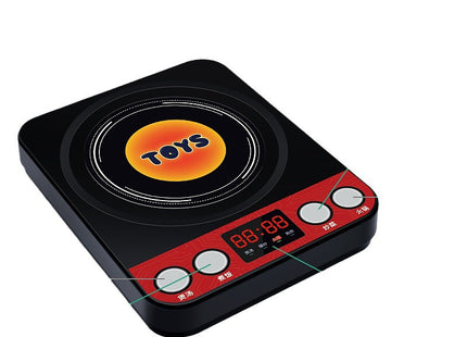 Cross-border simulation kitchenette cooking kitchenware suit fruit cutting music girls play house toys induction cooker cooking