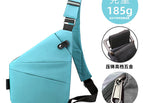 Right shoulder sky blue