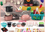 Pink kitchen 94 piece set