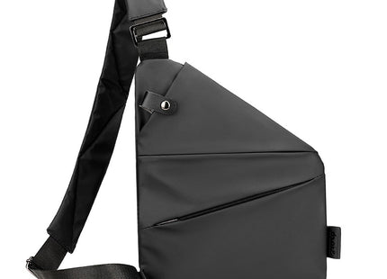Right shoulder gun bag cross-border wholesale nylon chest bag men's lightweight simple large capacity messenger bag casual close-fitting shoulder bag