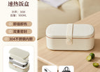 【no water injection required 36w】304 stainless steel liner electric lunch box - single compartment + carrying bag + utensils / [discounts available in bulk quantities]