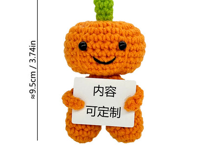 Cross-Border Amazon Handmade Knitted Doll Halloween Gift Ghost Little Devil Grim Reaper Emotional Plush Toy Wholesale