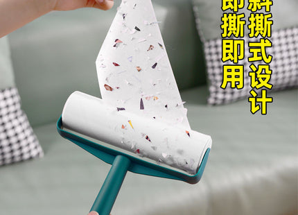 Hair Sticker Tearable Roller Clothes Hair Removal Artifact Pet Hair Removal Roller Brush Hair Sticky Roll Paper Clothes Dust Sticky Paper