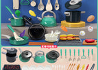 Green kitchen 61-piece set