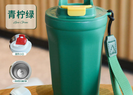Summer Insulated Stainless Steel Water Cup, Thermos Cup, Coffee Cup, Double-Layer Car Cup, Smart Display Gift Cup, Customizable