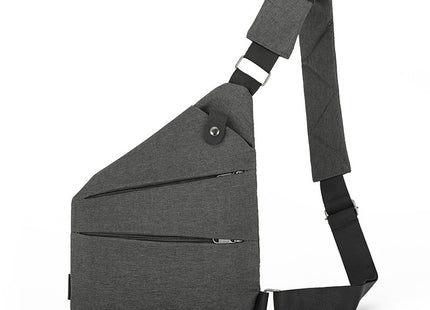 Right shoulder gun bag cross-border wholesale nylon chest bag men's lightweight simple large capacity messenger bag casual close-fitting shoulder bag