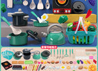 Green kitchen 110-piece set