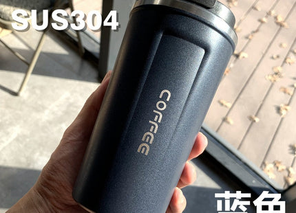 Summer Insulated Stainless Steel Water Cup, Thermos Cup, Coffee Cup, Double-Layer Car Cup, Smart Display Gift Cup, Customizable