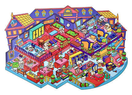 Cross-border Explosions Core Stranger Super Large 3D Stereo Landscape Stickers Decompression Microscale Scene Stickers DIY Cabin Fun Stickers
