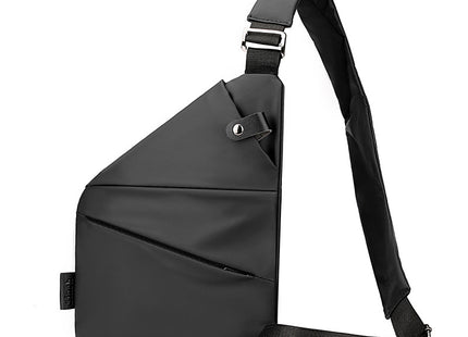 Right shoulder gun bag cross-border wholesale nylon chest bag men's lightweight simple large capacity messenger bag casual close-fitting shoulder bag