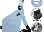 Right shoulder light blue