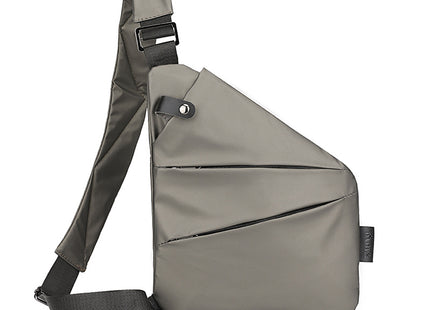Right shoulder gun bag cross-border wholesale nylon chest bag men's lightweight simple large capacity messenger bag casual close-fitting shoulder bag