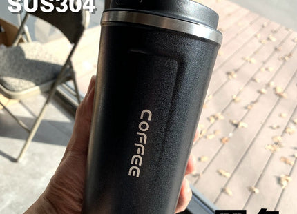 Summer Insulated Stainless Steel Water Cup, Thermos Cup, Coffee Cup, Double-Layer Car Cup, Smart Display Gift Cup, Customizable