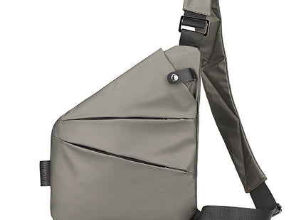 Right shoulder gun bag cross-border wholesale nylon chest bag men's lightweight simple large capacity messenger bag casual close-fitting shoulder bag