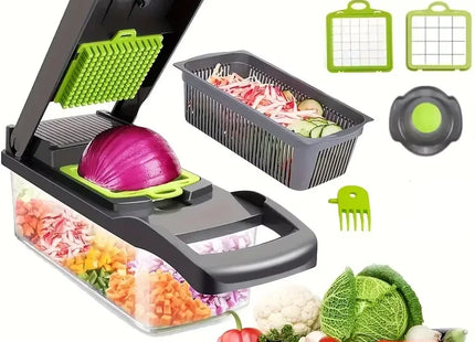 14Set Of Multifunctional Grater, Potato Shredded Vegetables, Dicing, Handy Gadget Slicer, Kitchen For Home, Lazy Shredding