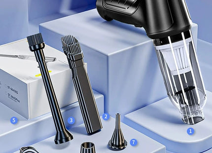 Car Vacuum Cleaner Strong Suction Cleaning Mini Machine Wireless Portable Handhled Blower Machine Air Duster for Home Appliances