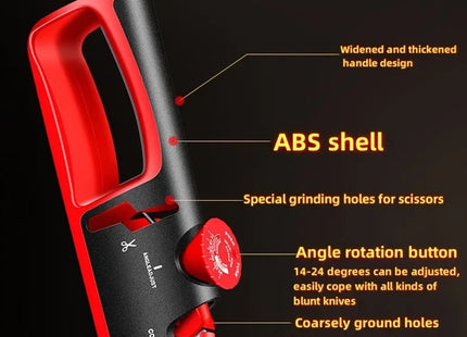 Kitchen Knife Sharpener Adjustable Angle Scissors Knives Sharpening Grinding Machine Whetstone Professional Sharpener Tool