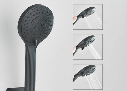 Concealed Shower Set Two-In-One Shower Set, Shower Long Hose, 8/10-inch high-pressure Rainfall Shower Head Rainfall Bath Shower