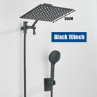 Concealed Shower Set Two-In-One Shower Set, Shower Long Hose, 8/10-inch high-pressure Rainfall Shower Head Rainfall Bath Shower