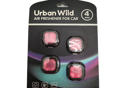 4 Pack Car Air Freshener Car Air Vent Freshener, Car Aroma Relax Long-lasting Fragrance Powerful Odor Eliminator