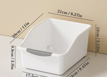 Plastic Under Sink Organizer with Wheels, Bottle Organization Bins Kitchen Cabinet Organizers Plastic Organizer Basket for Under