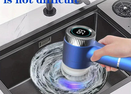 Wireless Electric Cleaning Brush Powerful IPX7 Waterproof USB Rechargeable Automatic Handheld Cleaner Multi Function Household