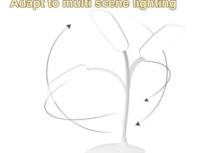 LED Desktop Desk Lamp USB Rechargeable Lighting Eye Protection Room Night Light Bedroom Bedside Student Reading Lamp