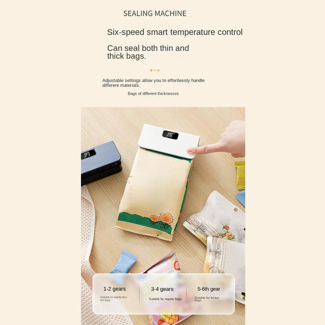 Portable Rechargeable Bag Sealer