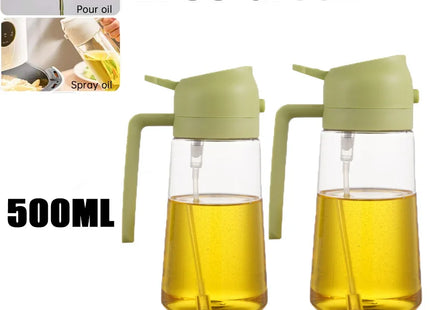 200/300/500ml Oil Spray Bottle BBQ Cooking Olive Oil Sprayer Plastic Baking Oil Spray Empty Bottle Vinegar Bottle Or  Oil brush