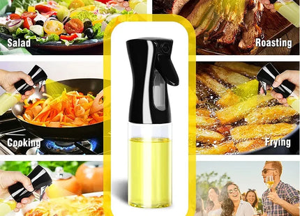 200/300/500ml Oil Spray Bottle BBQ Cooking Olive Oil Sprayer Plastic Baking Oil Spray Empty Bottle Vinegar Bottle Or  Oil brush