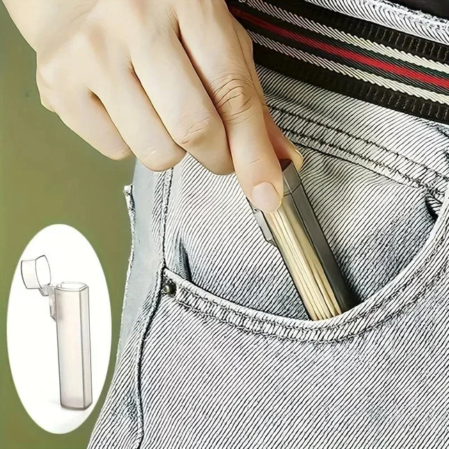 Kitchen, and Restaurant Supplies, Plastic Portable Toothpick Case - Clear Toothpick Holder for Outdoor Travel