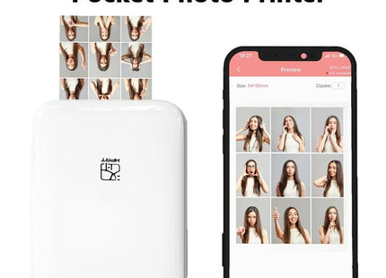 HPRT MT53 Color Photo Printer Portable Mini Printer Bluetooth Mobile Handheld HD Pocket Printing Machine 2x3 Inch Maker Gift NEW