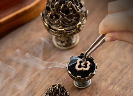 Boshan Incense Burner, Tabletop Ornament, Home Office Decor Collectible, Creative Portable Small Home Burner