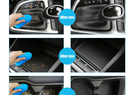 Super Car Cleaning Gel Multiuse Reusable Dirt Cleaner Gel Keyboard Laptop Auto Interior Dust Dirt Remover Gel Cleaning Tools 70g