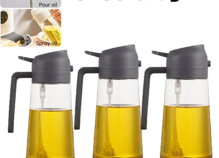 200/300/500ml Oil Spray Bottle BBQ Cooking Olive Oil Sprayer Plastic Baking Oil Spray Empty Bottle Vinegar Bottle Or  Oil brush