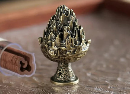 Boshan Incense Burner, Tabletop Ornament, Home Office Decor Collectible, Creative Portable Small Home Burner