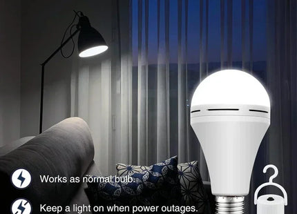 LED Rechargeable Light Bulb 7w 9w 12w 15w 85-265V Emergency Bulb Portable Hanging Camping Lamp for Tent Home Power Failure Porch